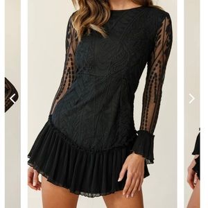 Black cocktail dress